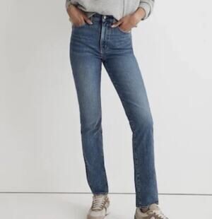 Madewell The Perfect Vintage Jeans Size 27 Blue Medium Wash Straight Leg Classic